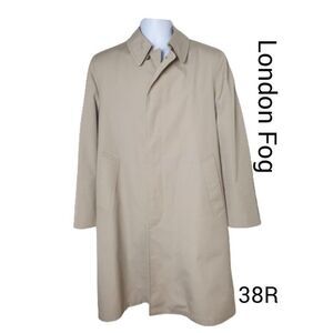 Vintage London Fog Trench Coat 38R Maincoat with Removeable Liner Rare 70's